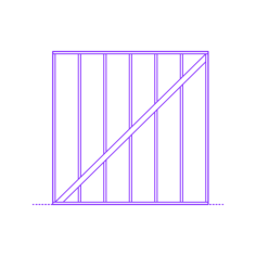 Buildings Wood Walls Framing Bracing Stencil Svg Vector, Free Vectors File